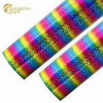 China Best Selling holographic heat transfer vinyl of PET stretch heat transfer vinyl