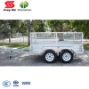 China Checker Plate Galvanized 8x5 Tipper Hydraulic Low Bed Trailer