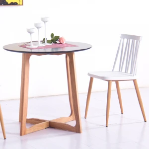 China Direct Dining Room Furniture Stable Nordic Wooden Round Dining Kitchen Table Dining Table Set