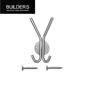 China manufacture stainless steel wall mounted towel robe hooks