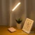China New Design Modern Children study Reading LED Desk Lamp In USB Rechargeable white Table Lamp
