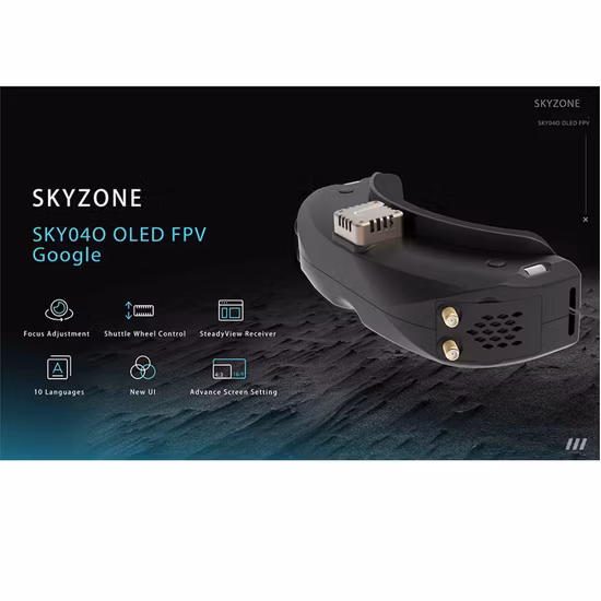 China OLED Opaque Collision Prevention DVR Mavic Drone Fpv Goggle Sky04X PRO