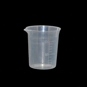 China supplier 15ML 50ML 100ML 150ML 200ML 300ML 500ML 1000ML PLASTIC BEAKER FOR LAB TOOLS