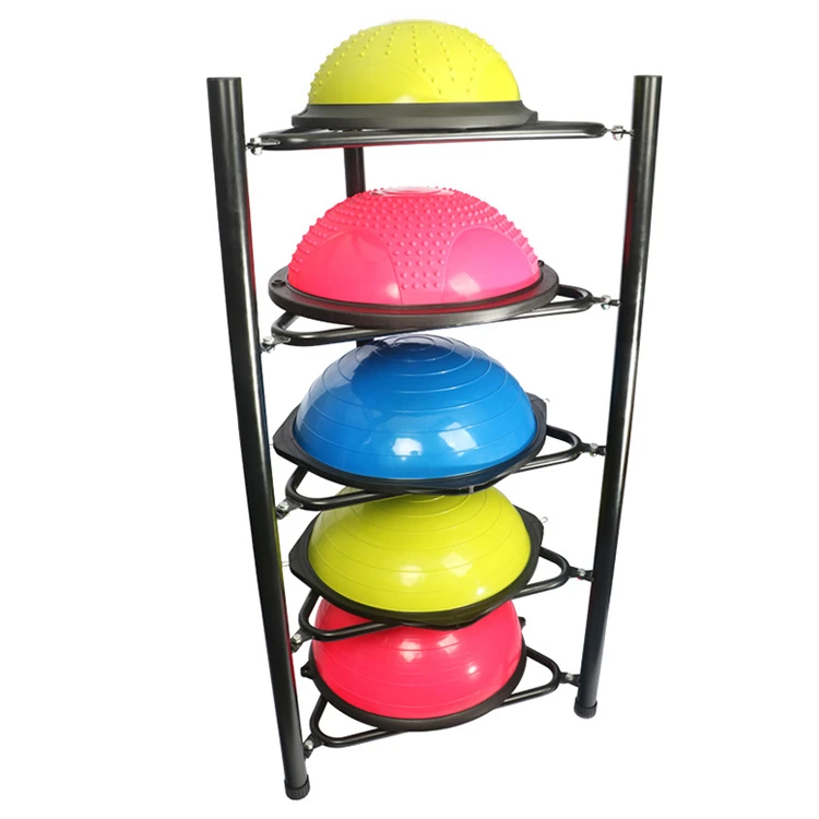 China supplier floor standing wire bosu ball rack and boxing speed ball rack
