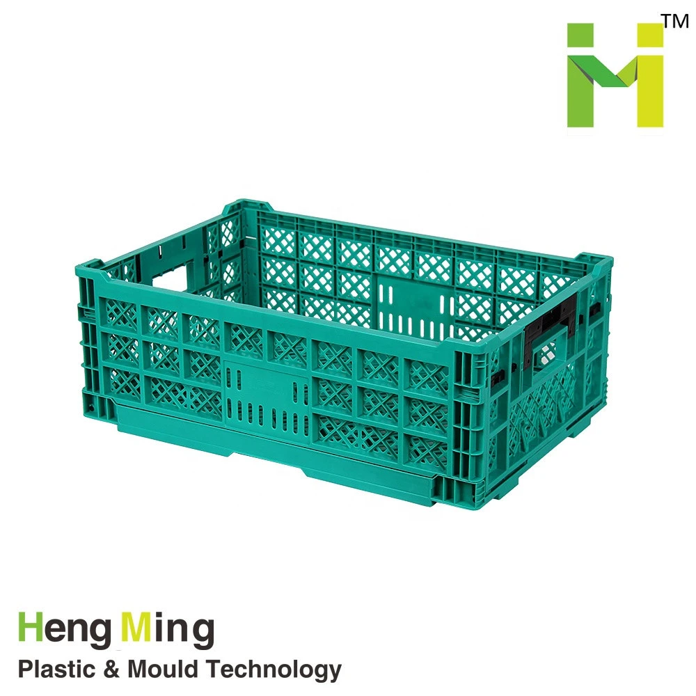 China supplier vegetables folding plastic crates for storage