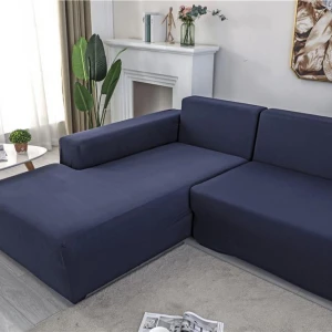 Chinese Manufacture customized l shape stretch sofa cover set