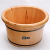 chinese traditional hand made cedar wood cheap wooden bath bucket