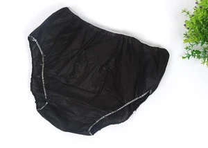 Chinese wholesale new design disposable daily use underpants Nonwoven PP underwear women