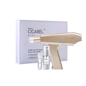 CICABEL 2018 new project micro needle free mesotherapy device meso gun device with micro nano needle and serum