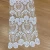 Import classic flower embroidery 100% polyester fabric in ready goods with colors wedding dress from China