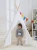 Import Classical Indoor Solid White Pure Cotton Canvas Toy Indian Teepee Tent for Toddler Children to Read and Play at Hide and Seek from China