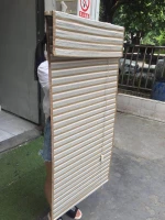 Classical style pure handmade natural plant environmental protection woven bamboo and jute roll materials for blinds