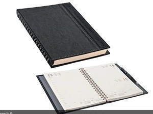 Classmate sipral leather cover dairy notebook with pen