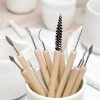 Clay tools 11-piece set Clay clay sculpture auxiliary pottery carving knife indentation carving seven needles