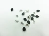 clear transparent crystal glass flat back garment beads wholesale cheap