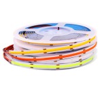 Cob No Spot Led Strip 12v 24v Uniformly Glow Flexible Car Light Strip Bathroom Room Background Wall Warm White Red Blue Green