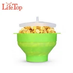 Collapsible Silicone Popcorn Maker