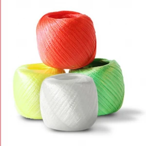 color low price packing flat Plastic Twine rope bag tying packaging rope