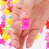 colours butterfly small size mini plastic clip hair claws