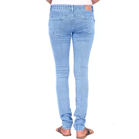 Comfortable Womens Plus Size Denim Jeans Pant Casual Stylish Washed Slim Fit Mid Waist Jeans Pant From Bangladesh Supplier