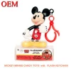 Comic Promotional Children Flash Mickey Keychain Candy Toy