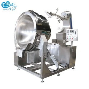 Commercial gas electric caramel sauce cyrup spices chili sauce tomato sauce making cooking mixer machine jacketed jettle