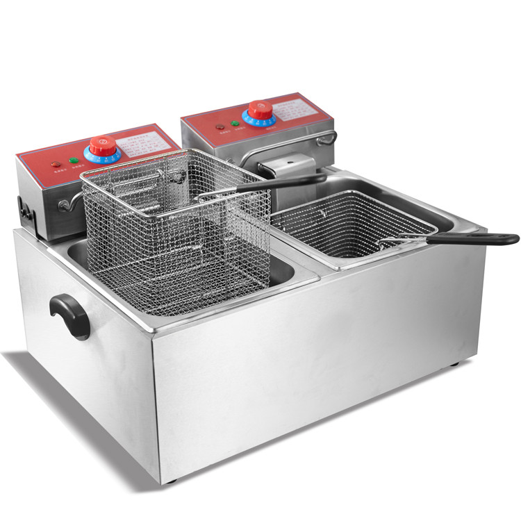 Buy Commercial Heavy Duty Deep Fryer Electric Deep Fryer 2 Tank Fryer ...