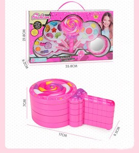 Complete Professional Makeup Pretend Princess Play Kid Make Up Toys Makeup Set Girls Pretend Playing Cosmetics Set For Girl