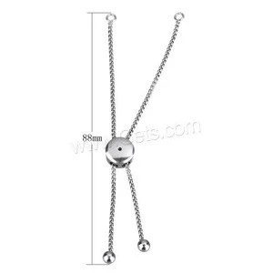 components for Bracelet Stainless Steel Bracelet Findings plated Hole:Approx 2mm Inner Diameter:Approx 0.5mm 1101370