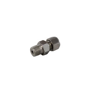 Compression Fitting 1/16&quot; x 1/16&quot;, Stainless Steel, Lava