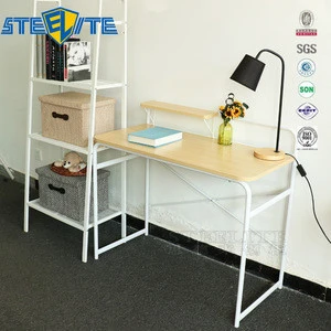 Computer Table Home Laptop Stand Children Study Desk With Steel Tubes Mdf Table Top