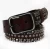 Import Cool cow hide real leather punk belt from China
