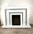 Import Coolbang New Design Furniture White Glass Crushed Diamond Electric Fireplace from China