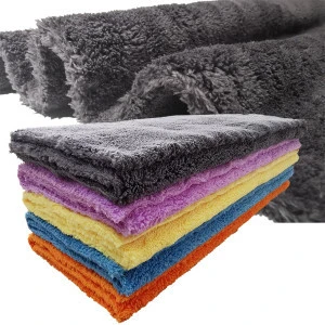 Buy Coral Fleece Car Care Detailing Cleaning Cloth Towel 500gsm Edgeless  Plush Microfiber Car Wash Polishing Drying Towel from Globaltech Auto Parts  Co., Ltd., China