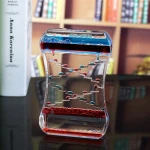 Creative slide oil drop pressure relief toys plastic oil drop placements liquid hourglass