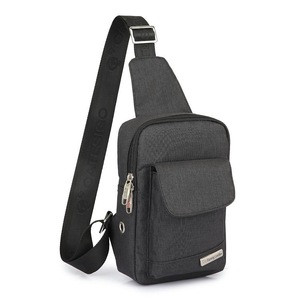 Crossbody Bags for Men, Casual sling backpack Waterproof Nylon Single Shoulder Strap for Male with external pocket