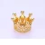 Import Crown Rhinestone Charm Beads Micro Pave Metal Crystal Spacer Beads For Men Bracelet from China