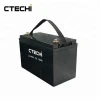 CTECHI 12V 100Ah Deep Cycle Rechargeable LiFePo4 Battery Pack