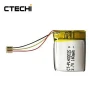 CTECHi 3.7V 140mAh PL402025 rechargeable lithium polymer battery
