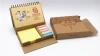 Custom Different Letter Shaped Fancy Recycled Sticky Notes with Calendar