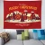 Import Custom Digital Printing Christmas Pattern Wall Tapestry For Home Decor from China