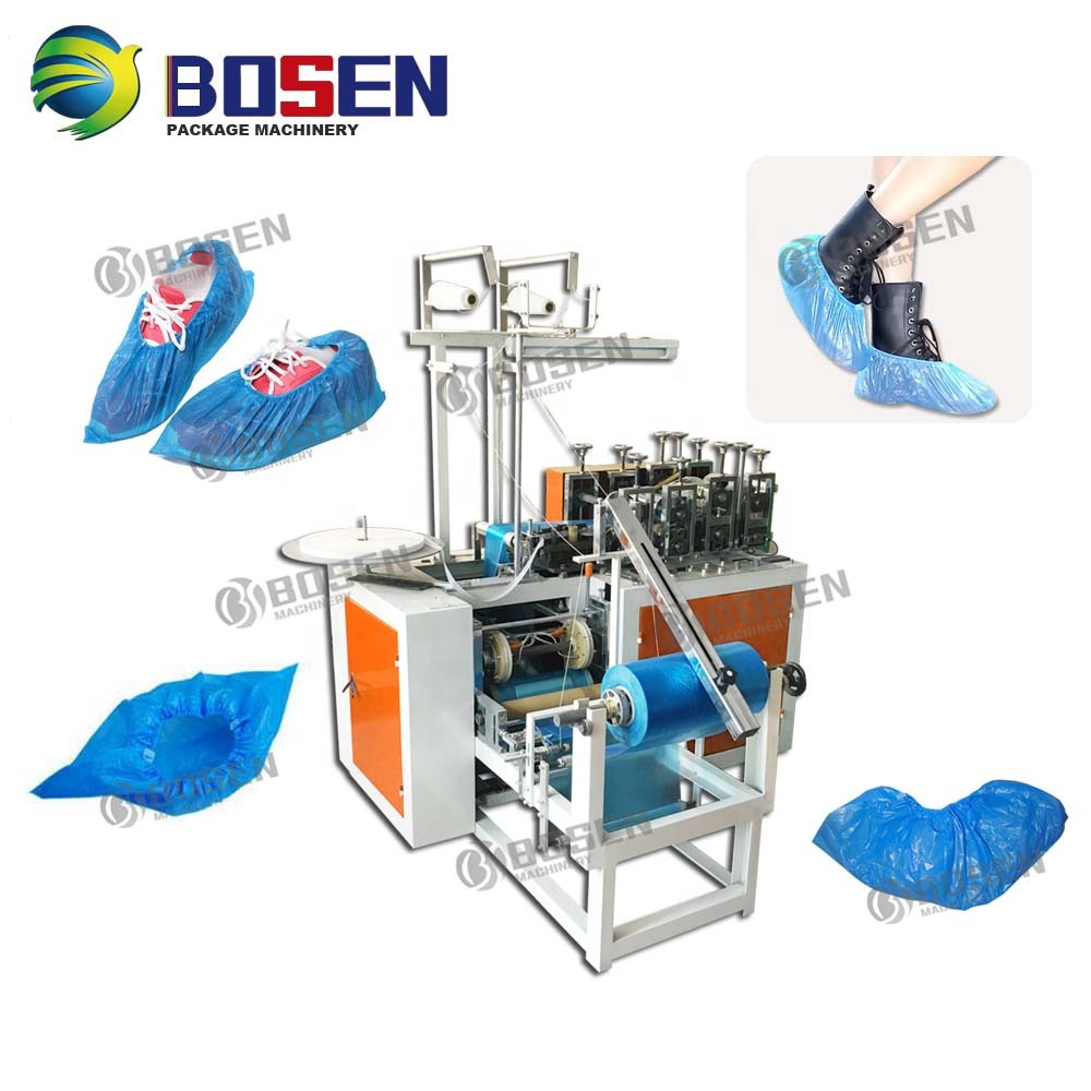 Custom Disposal PE Plastic Waterproof Indoor Shoes Cover Machines Equipments KYD