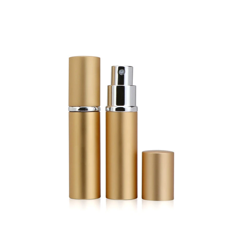 Custom Empty 10ml Small Metal Cosmetic Packaging Fine Mist Spray Perfume Bottle for Traveling
