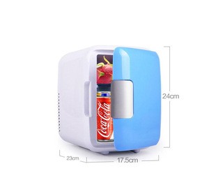 Custom Logo blue Pink Mini Makeup Fridge for Skincare, 4L Portable Mini Cosmetic Fridge Refrigerator