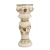 Import Custom Logo Chaozhou Factory Roman Column Design White Gold Flower Pots Ceramic from China