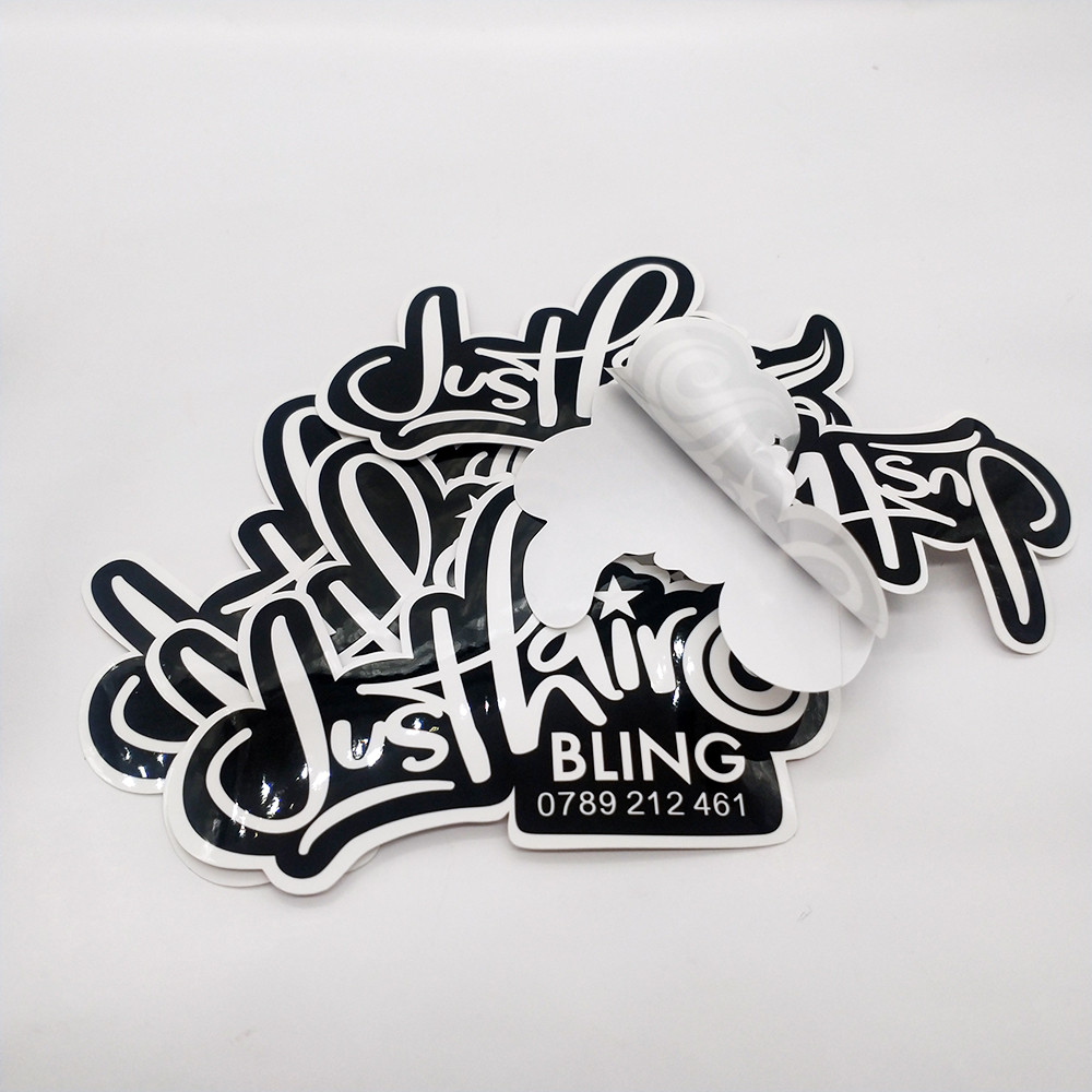 Buy Custom Logo Die Cut Sticker Vinyl Single Decal Sticker from