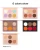 Import Custom Makeup Palettes DIY Highlighter Blush Palette Empty Bronzer Concealer Palette from China