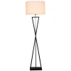 Custom Minimalist Hotel Metal Corner Floor Lights Luxury Tripod Modern Stand Light Floor Lamp For Living Room