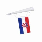 Custom noise maker product national day celebrate flags with horns