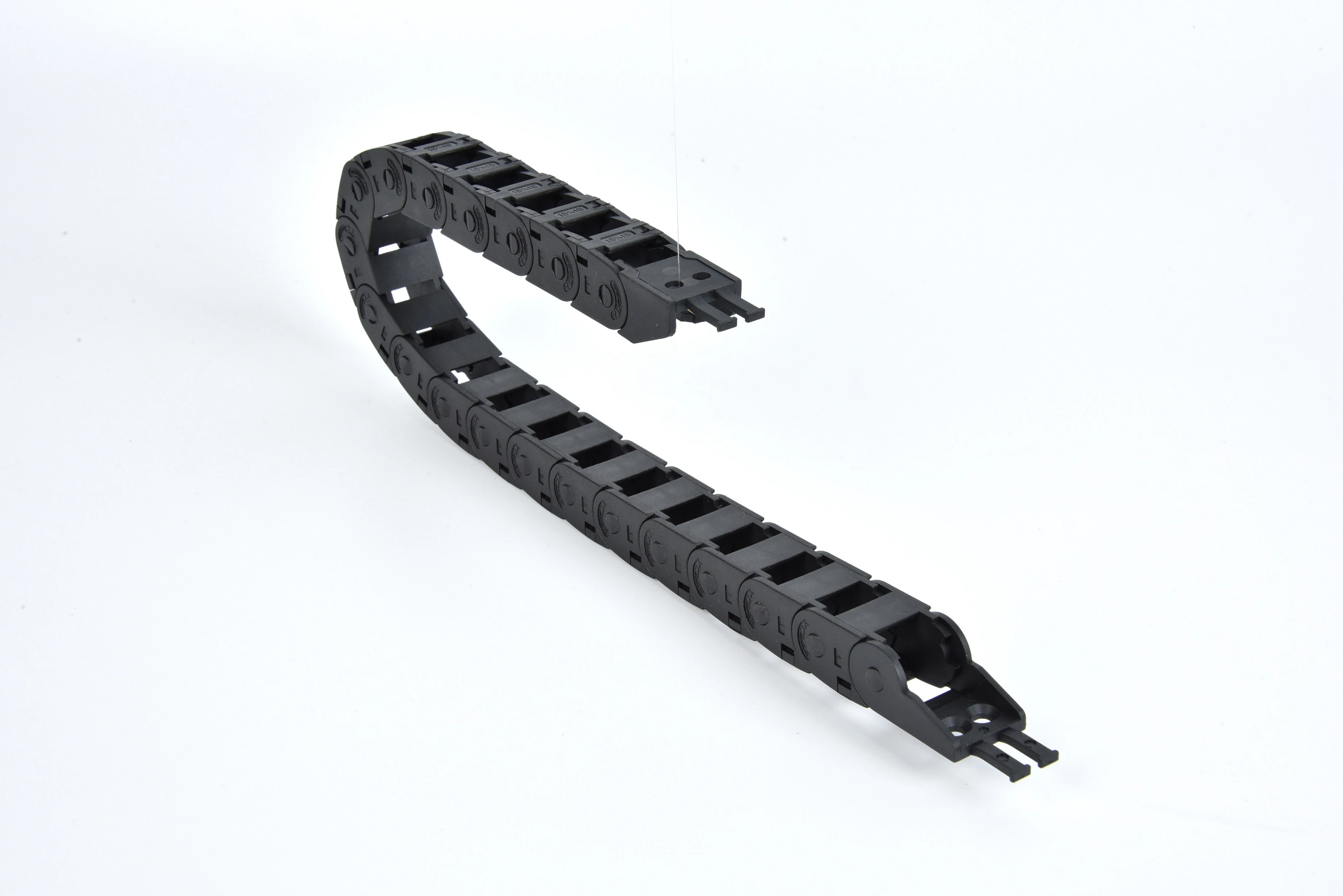 Custom PA66 Nylon Plastic Cable Carrier Drag Chain carrier size 10*10 10*15 15*20
